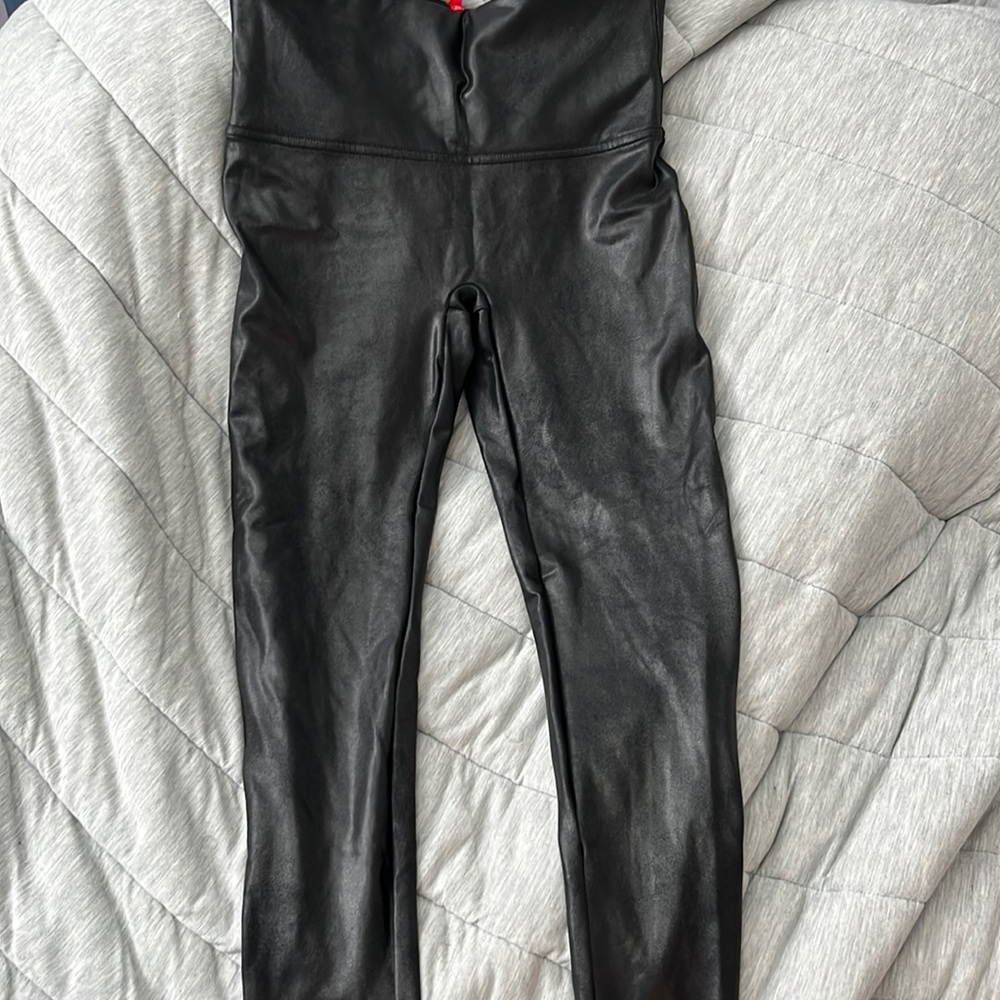 Spanx Faux Leather Leggings